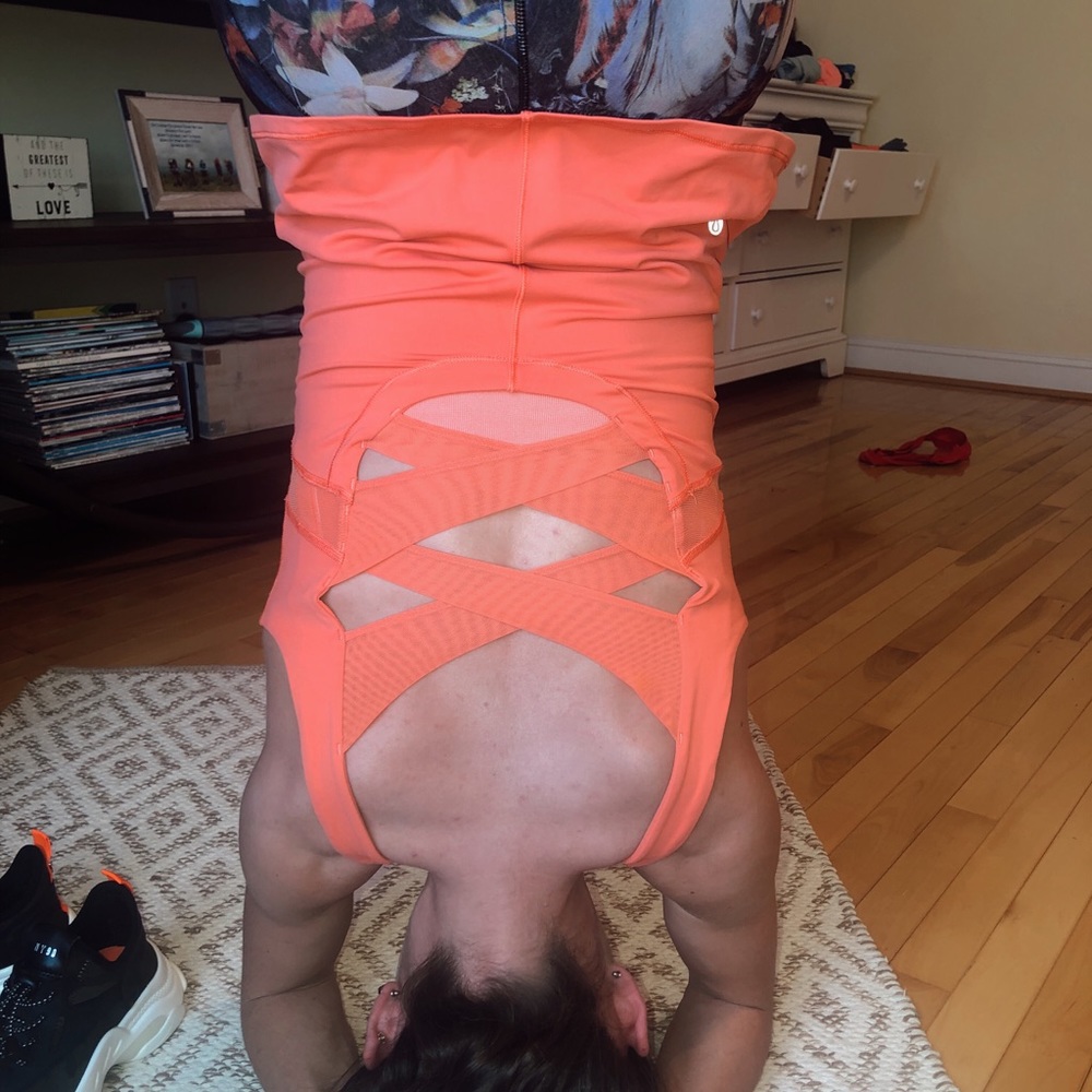 Coral lululemon exclusive tank top!!!